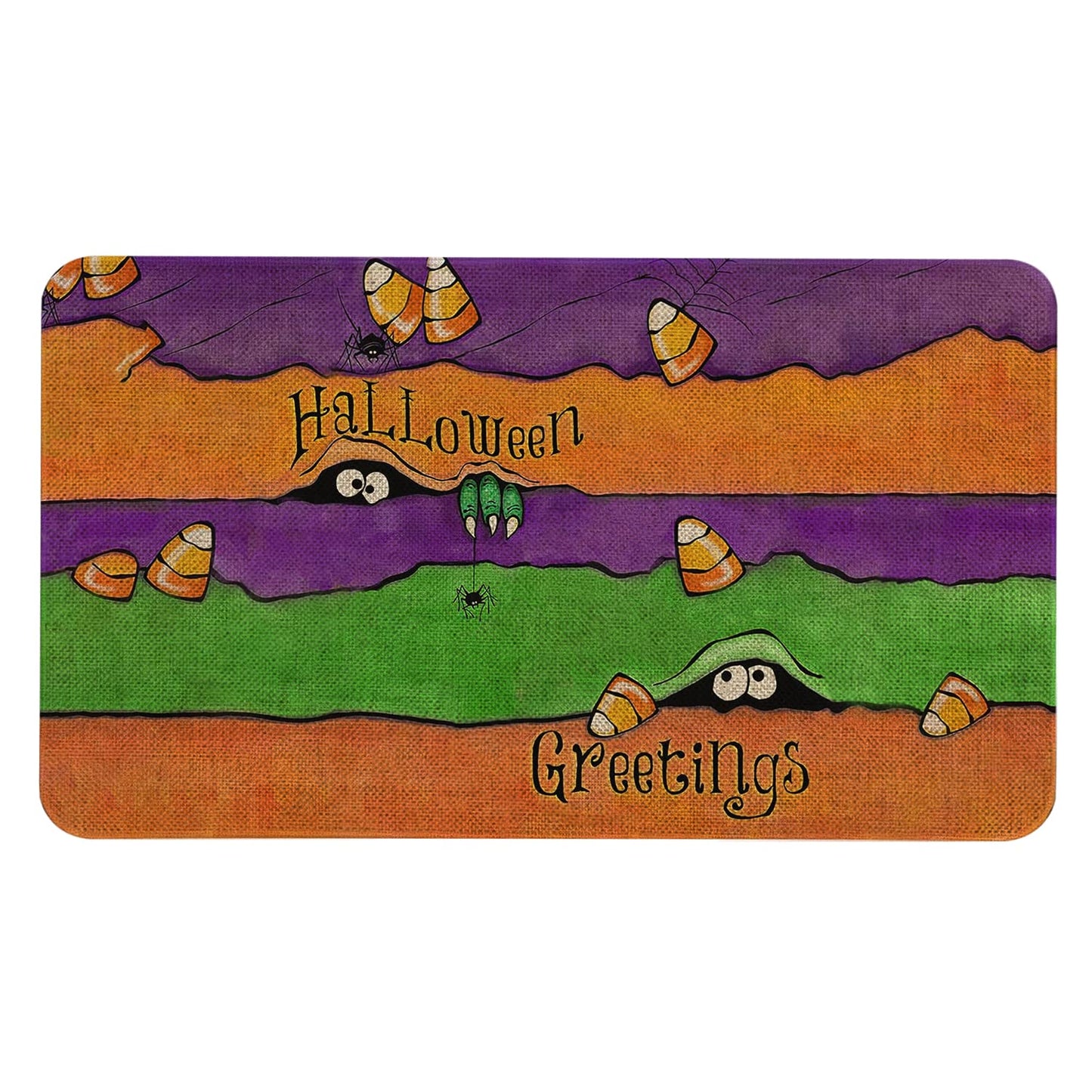 Roszwtit Halloween Door Mat 30 X 17 Inch Halloween Skull Doormat Indoor Outdoor Entrance Floor Mat Non Slip Halloween Decor Rubber Welcome Mats