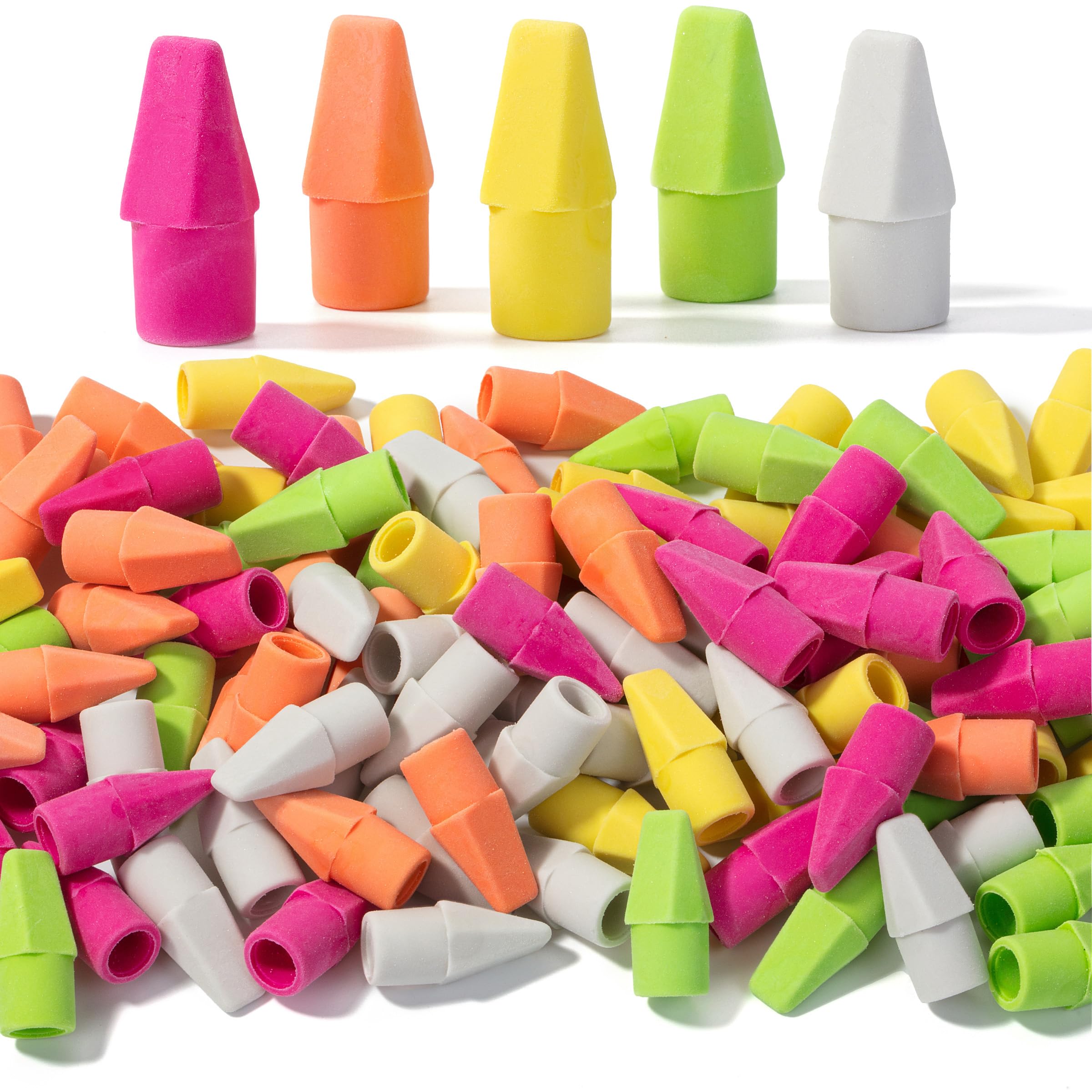 Mr. Pen Erasers for Pencils, 120 Pack, Pencil Top Erasers, Eraser Caps, Cap Tops, Topper Erasers. Ereaser