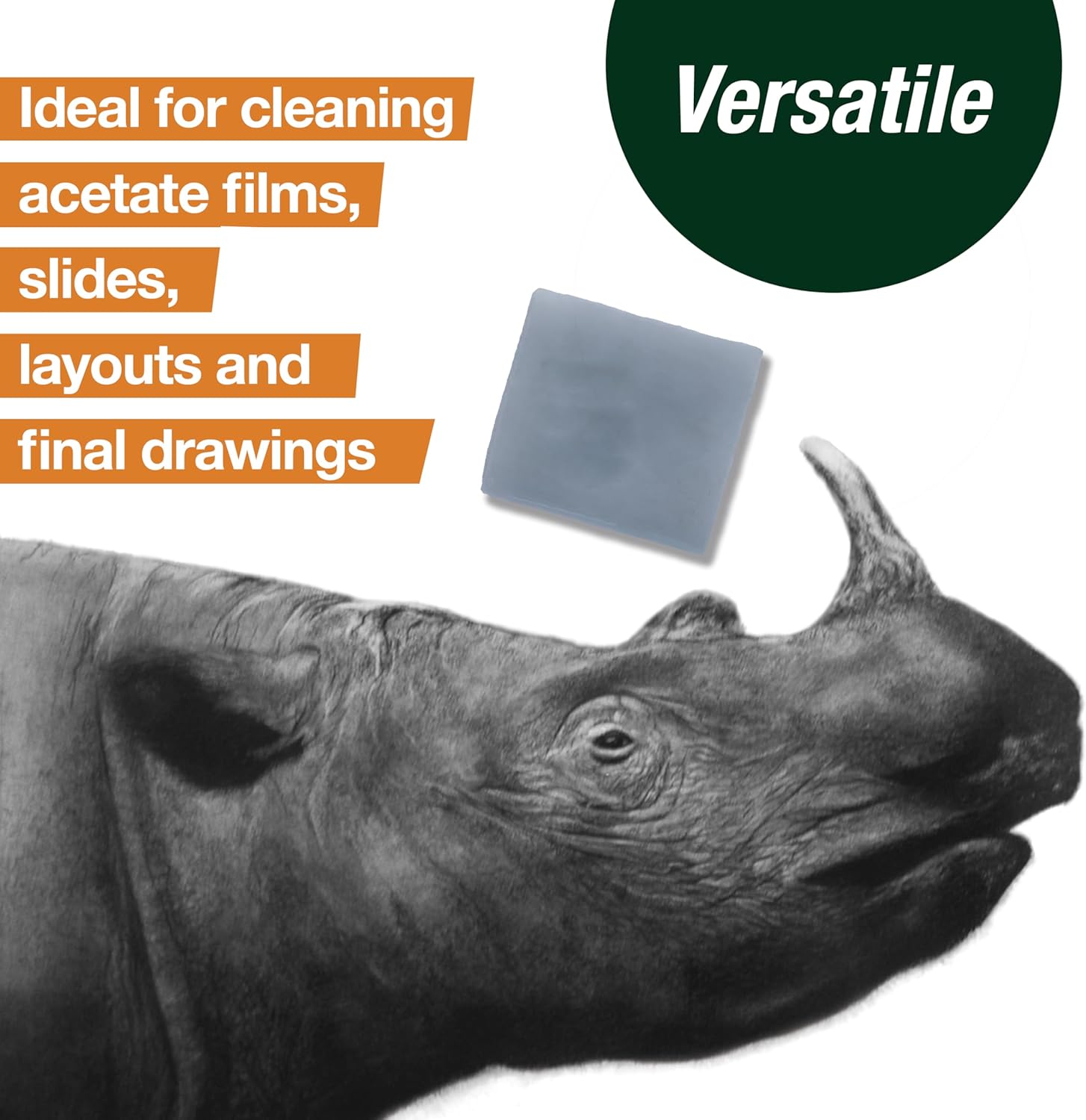 Faber-Castell Erasers - Drawing Art kneaded Erasers, Large Size Grey - 4 Pack