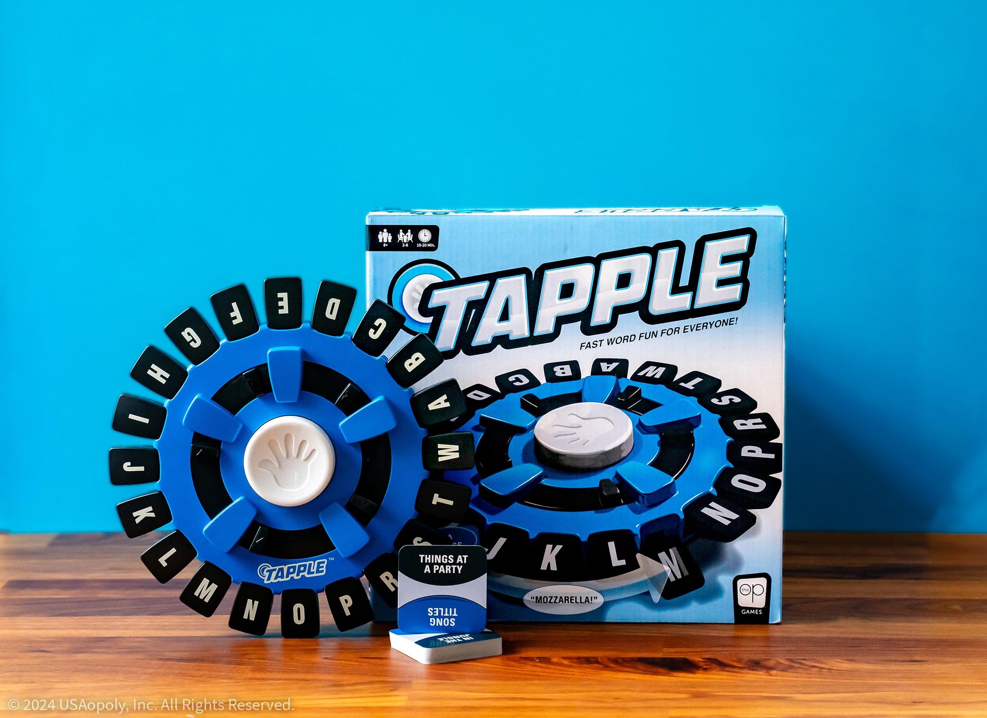 The Original TAPPLE, The Fast-Paced Family Board Game, Choose a Category & Race Against the Timer to be the Last Player, Learning Word Game for Ages 8 & Up, 2-8 Players, 15-20 Minute Play Time