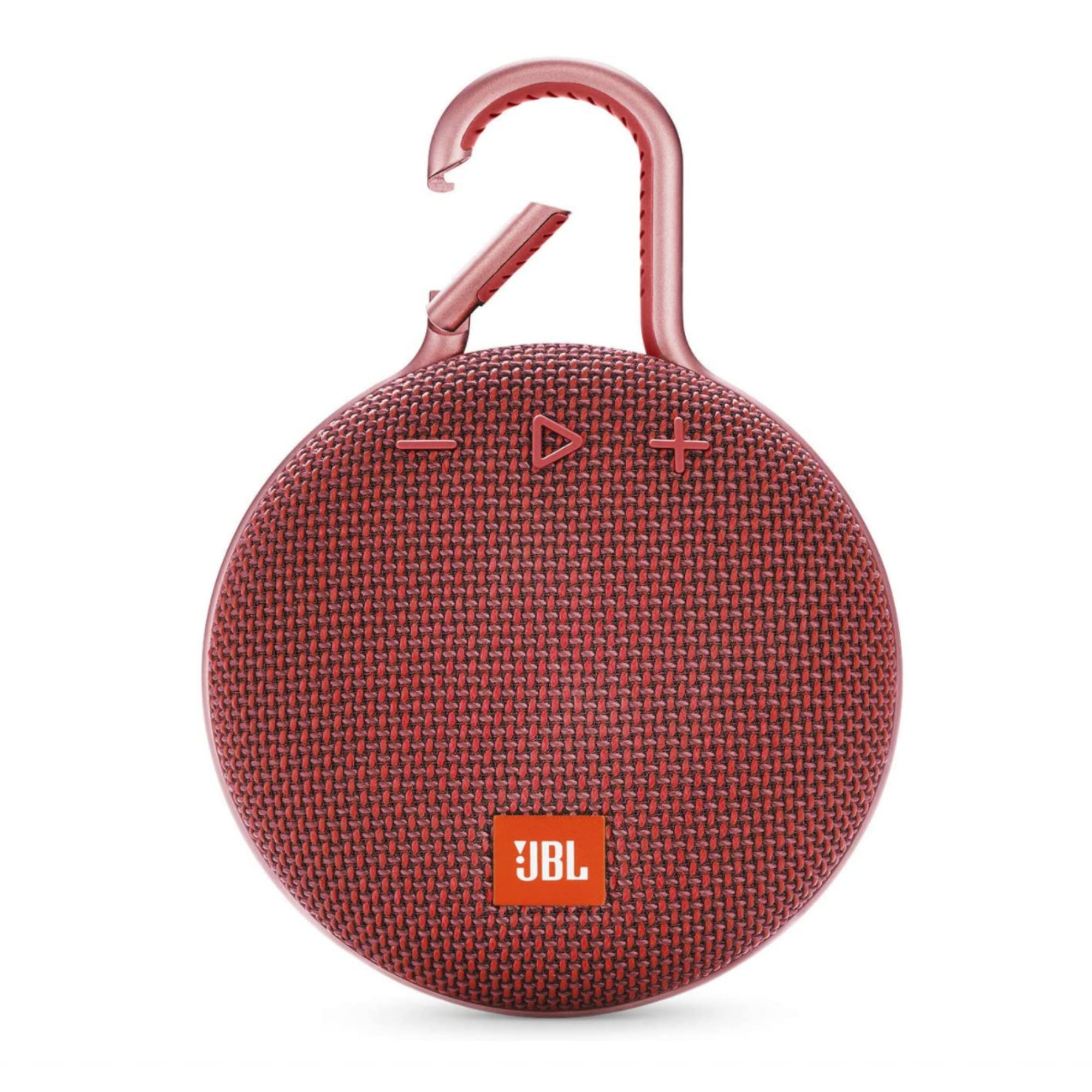 JBL Clip 3, Dusty Pink - Waterproof, Durable & Portable Bluetooth Speaker - Up to 10 Hours of Play - Includes Noise-Cancelling Speakerphone & Wireless Streaming