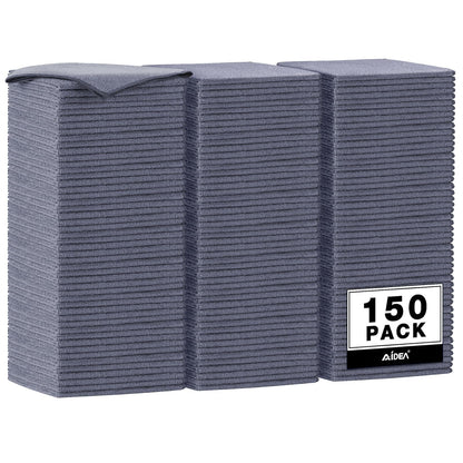 AIDEA Microfiber Cleaning Cloth, 50PK, Microfiber Towels for Cars, Premium Wash Cloths, Dusting Cloth Cleaning Rags, Absorbent Towels for SUVs, House, Kitchen, Window, Cleaning Supplies12×12"