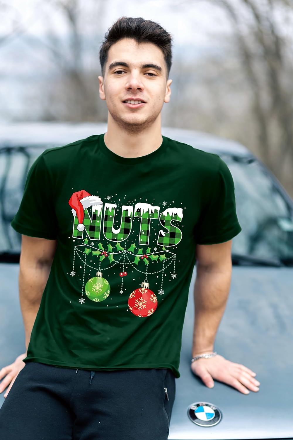 Christmas Couples Shirts Merry Christmas Family Matching Xmas Outfits Funny Holiday Graphic Pajamas Tees Top