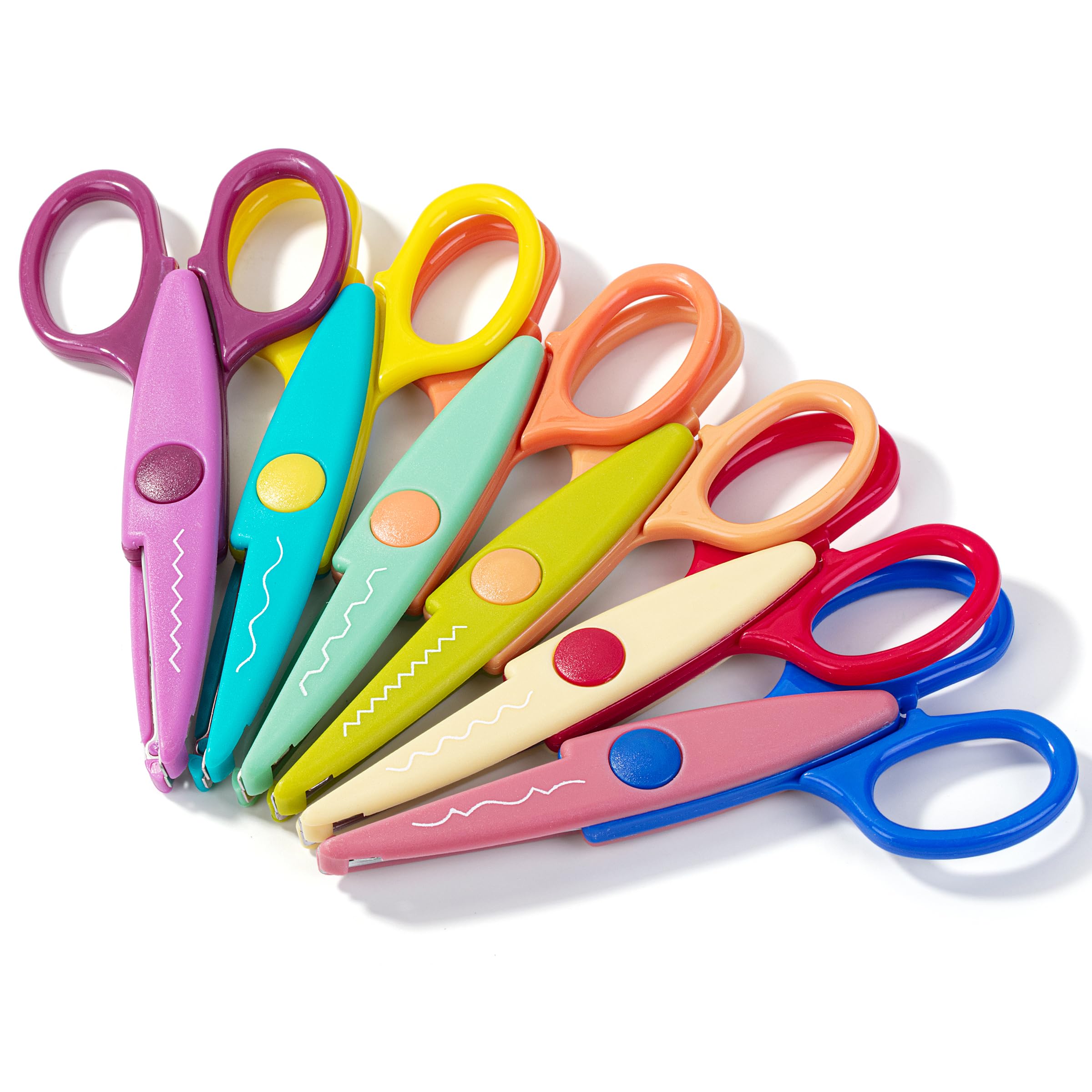 Mr. Pen Craft Scissors - Decorative Edge, 6 Pack, Zig Zag, Scrapbooking, Fancy, Pattern, Design