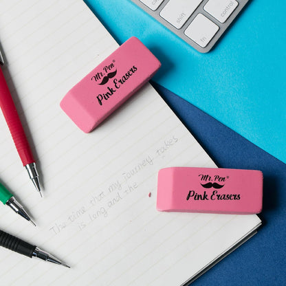 Mr. Pen- Pink Pencil Erasers, 48 Pack, Pink Erasers, Eraser, Erasers for Drawing Eraser Pencil, Pencil Erasers, Back to School Supplies