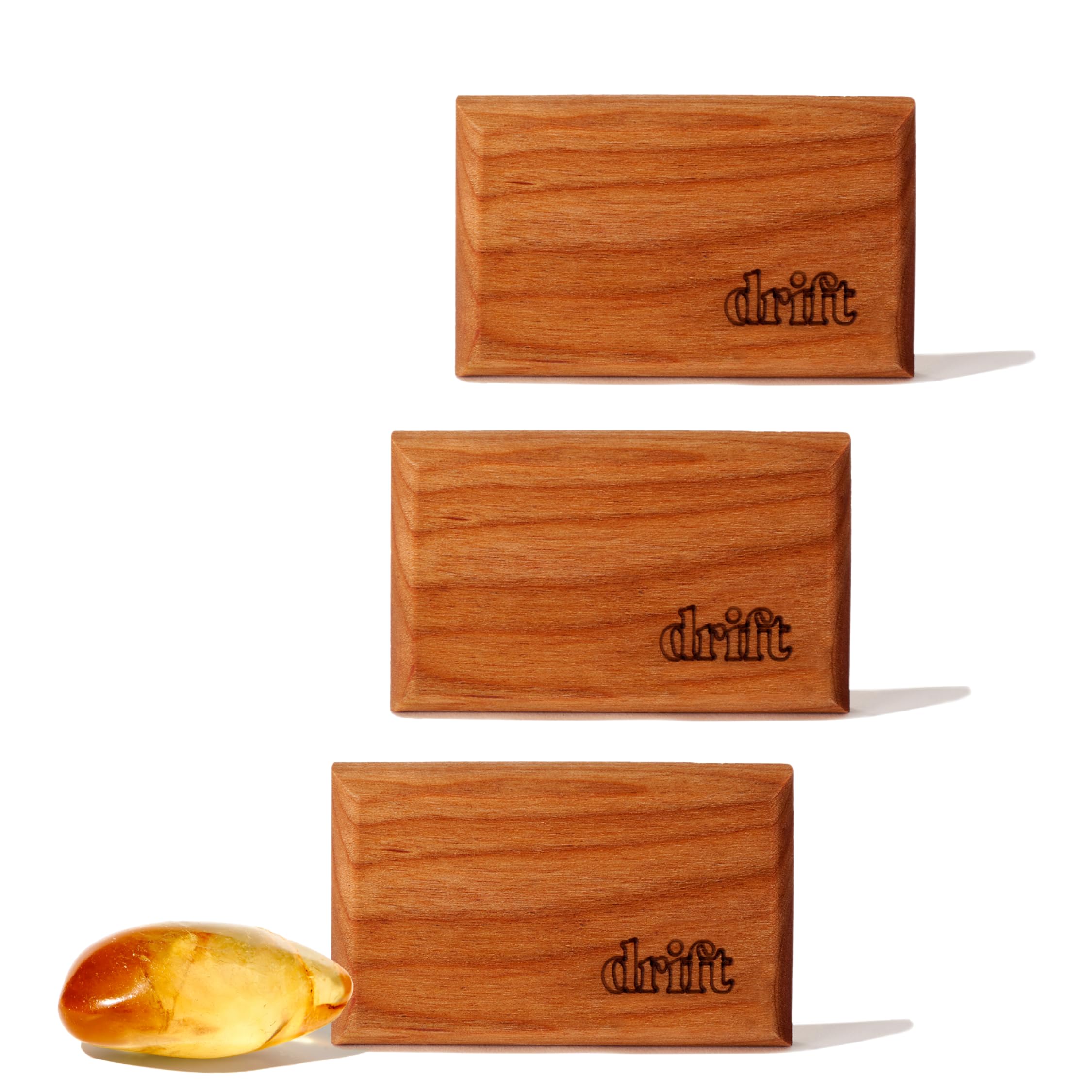 Drift Car Air Freshener - Wood Air Freshener - Car Odor Eliminator - Teak Scent Starter Kit