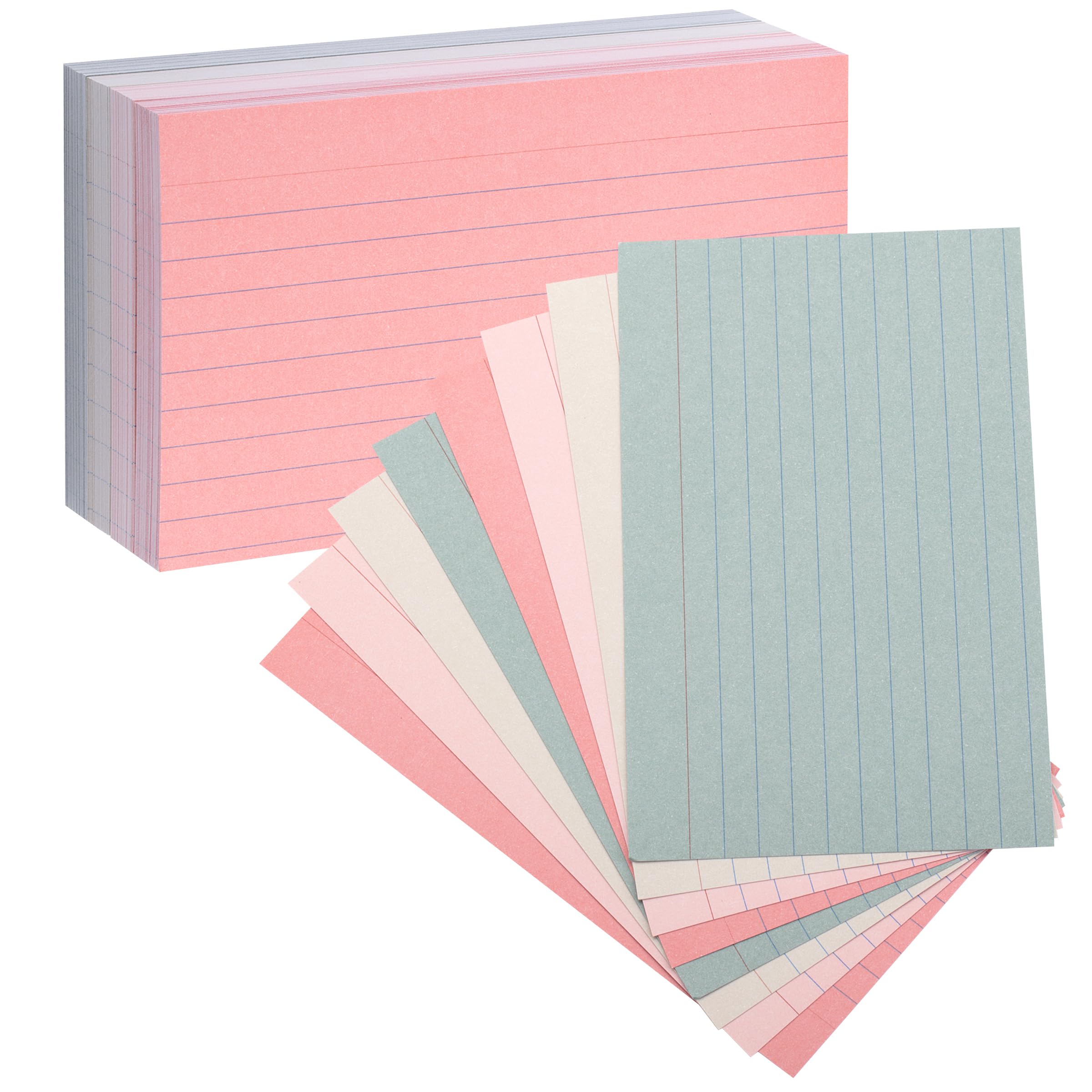 Mr. Pen- Pastel 3" x 5", 180 Lined Index Cards, Note Cards, Flash Cards, Study Cards, Notecards for Studying, Ruled Flashcards for Studying, Back to School Supplies