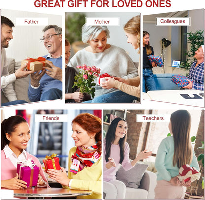 Christmas Candles - Scented Candle Gift Set for Women, 2 Packs 2.5 oz Candles for Home Scented, Stress Relief Aromatherapy Candles for Women, Ideal Christmas Gifts for Friends Mom Coworker Teacher