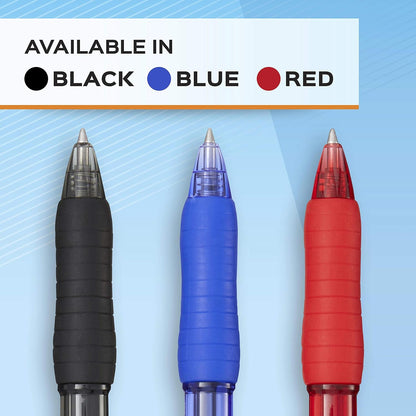 Paper Mate Gel Pen Profile Retractable Pen 0.7mm Blue 12 Count