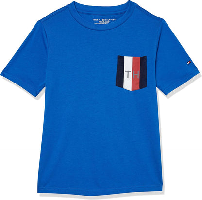 Tommy Hilfiger Boys' Short Sleeve Legacy Crew Neck T-Shirt
