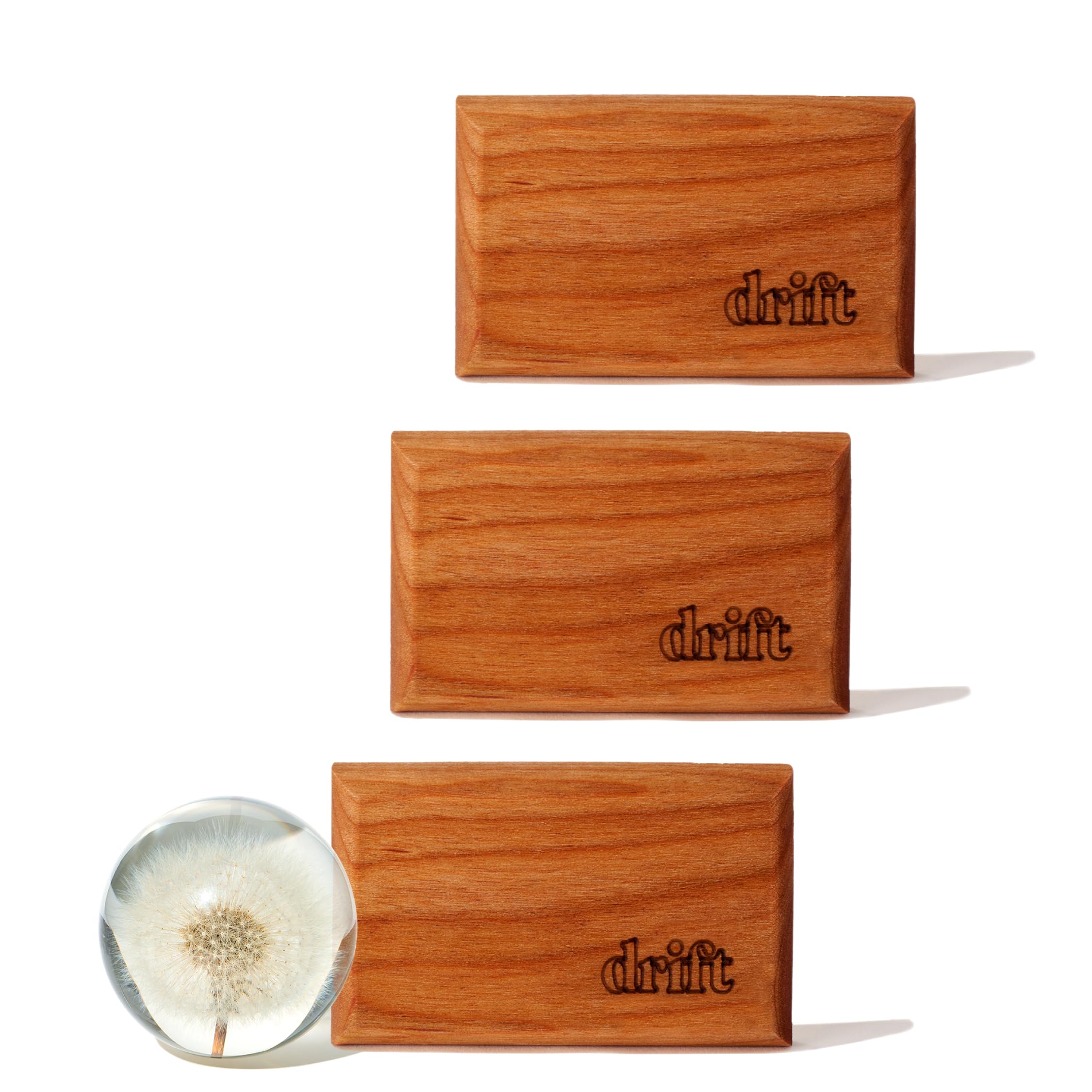 Drift Car Air Freshener - Wood Air Freshener - Car Odor Eliminator - Teak Scent Starter Kit