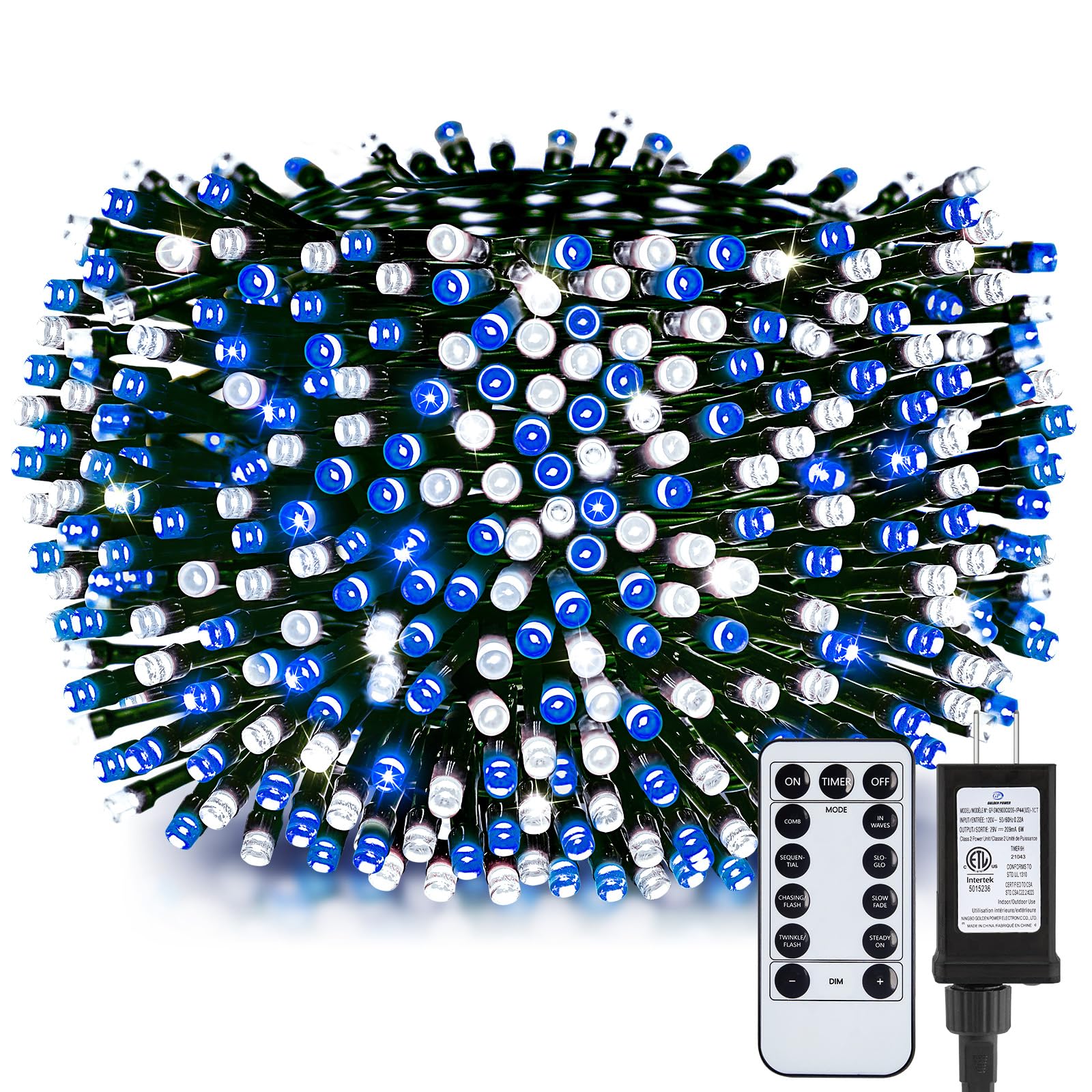 66FT 200 LED Christmas Tree Lights, Twinkle Fairy Lights String with 8 Flashing Modes String Lights for Indoor Bedroom Outdoor Christmas Trees Garland Wreath Holiday Decorations, Warm White