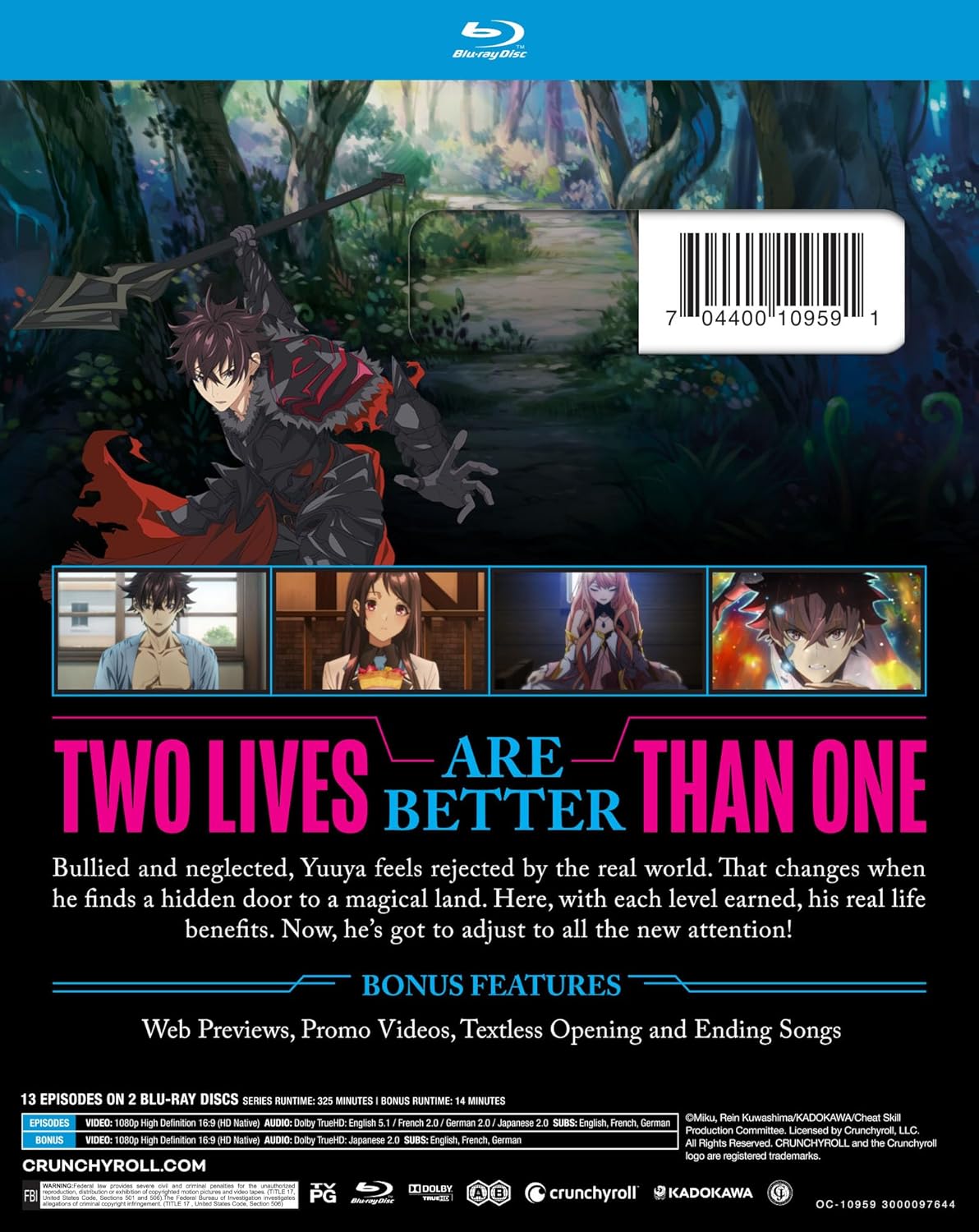 I Got A Cheat Skill In Another World And Became Unrivaled In The Real World, Too - The Complete Season - Blu-ray