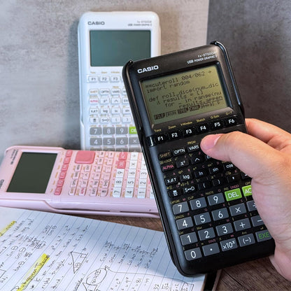 Casio fx-9750GIII Graphing Calculator | Natural Textbook Display | Python Programming | Ideal for Exams, STEM & Advanced Math | Pink