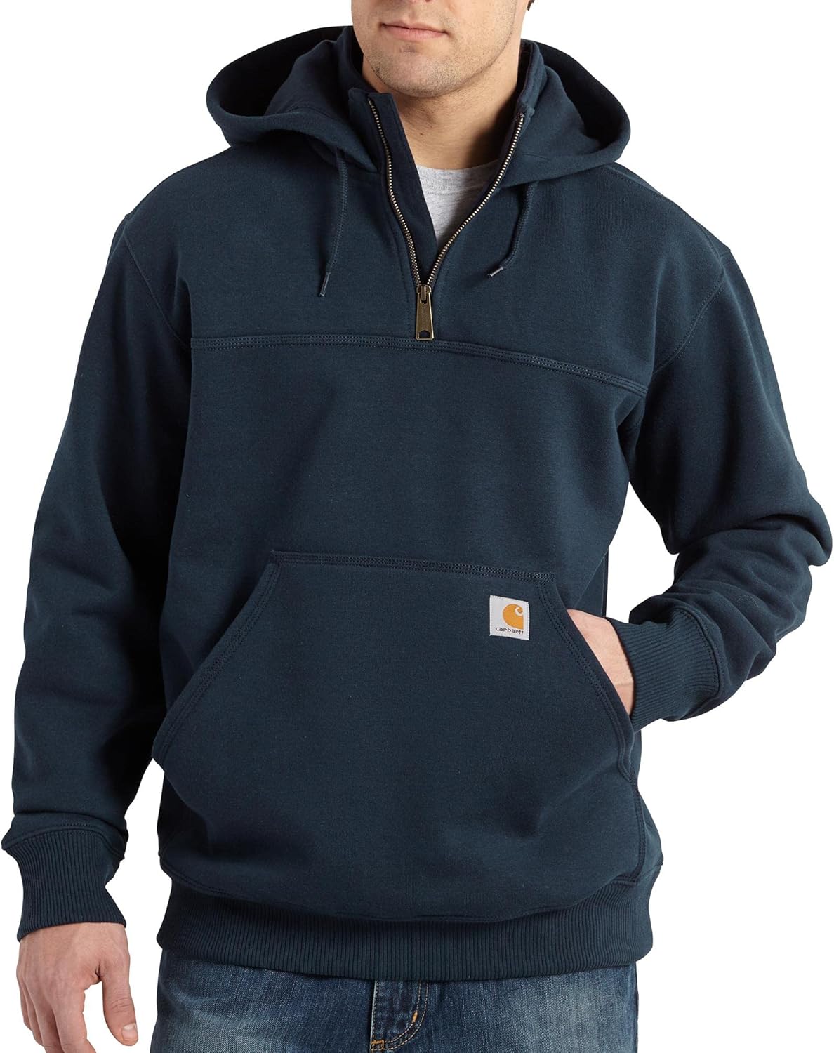 Carhartt mens Rain Defender Loose Fit Heavyweight Quarter-zip Sweatshirt