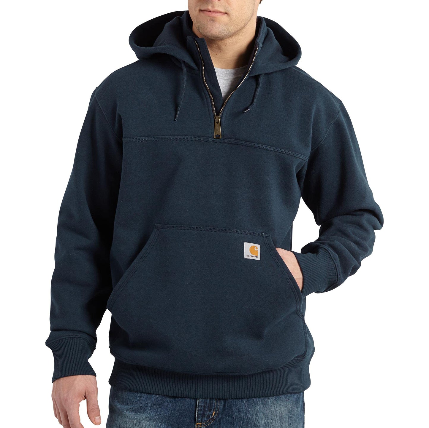 Carhartt mens Rain Defender Loose Fit Heavyweight Quarter-zip Sweatshirt