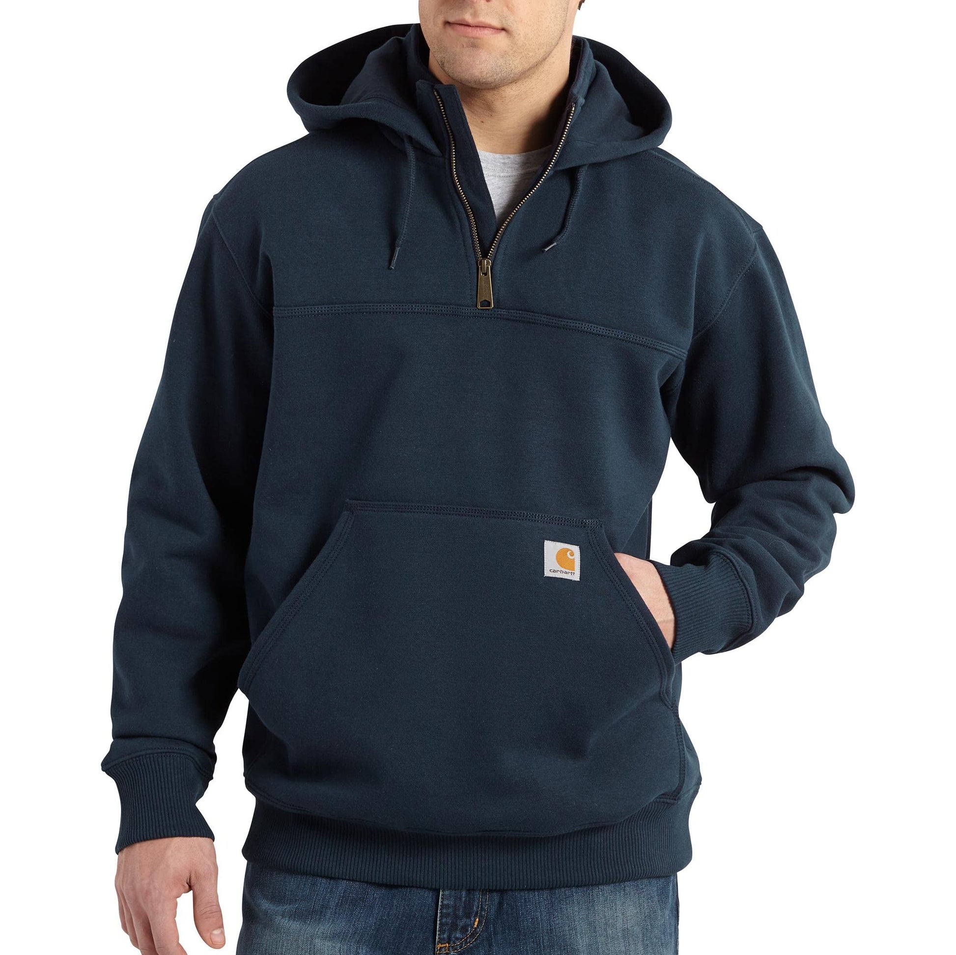 Carhartt mens Rain Defender Loose Fit Heavyweight Quarter-zip Sweatshirt