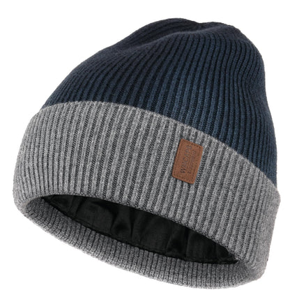 Wmcaps Winter Beanie for Men Women, Fleece Lined Beanie Soft Warm Knit Hat Ski Stocking Cuffed Cap