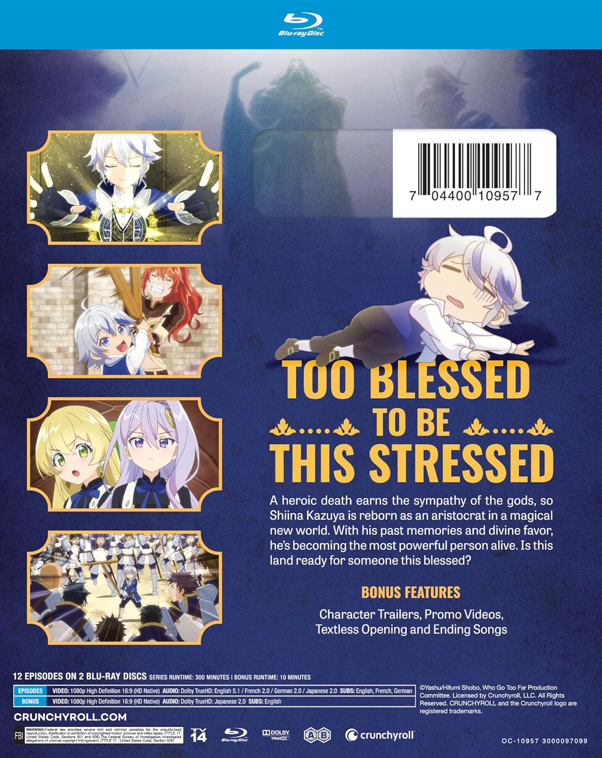 The Aristocrat's Otherworldly Adventure: Serving Gods Who Go Too Far - The Complete Season - Blu-ray