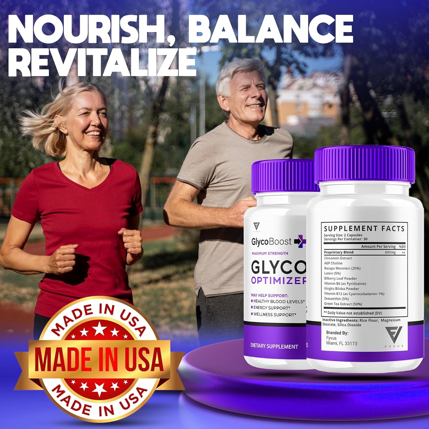 GlycoBoost Glyco Optimizer Glyco Boost Glycogen Optimizer Pills, GlucoBoost Glycogen Optimization Energy and Overall Wellness Support Capsules, BoostGlyco Glycogen Optimizer Capsules (60 Capsules)