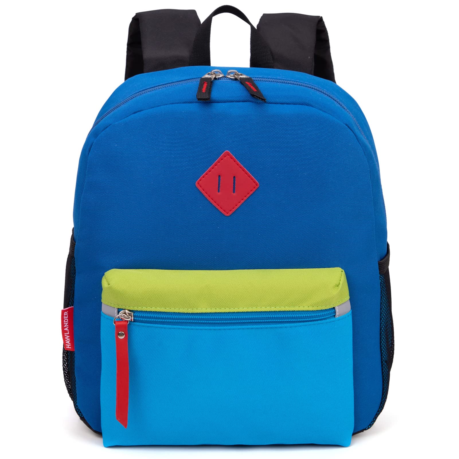 HawLander Preschool Kids Backpack, 12 inch Toddler Backpacks for Boys with Chest Strap