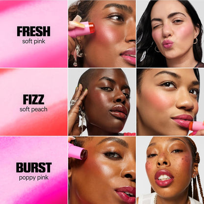 Milk Makeup Cooling Water Jelly Tint – Long-Lasting Sheer Lip + Cheek Stain with Firming Vegan Collagen + Hydrating Aloe – Transfer Proof, Buildable Lip Tint + Blush