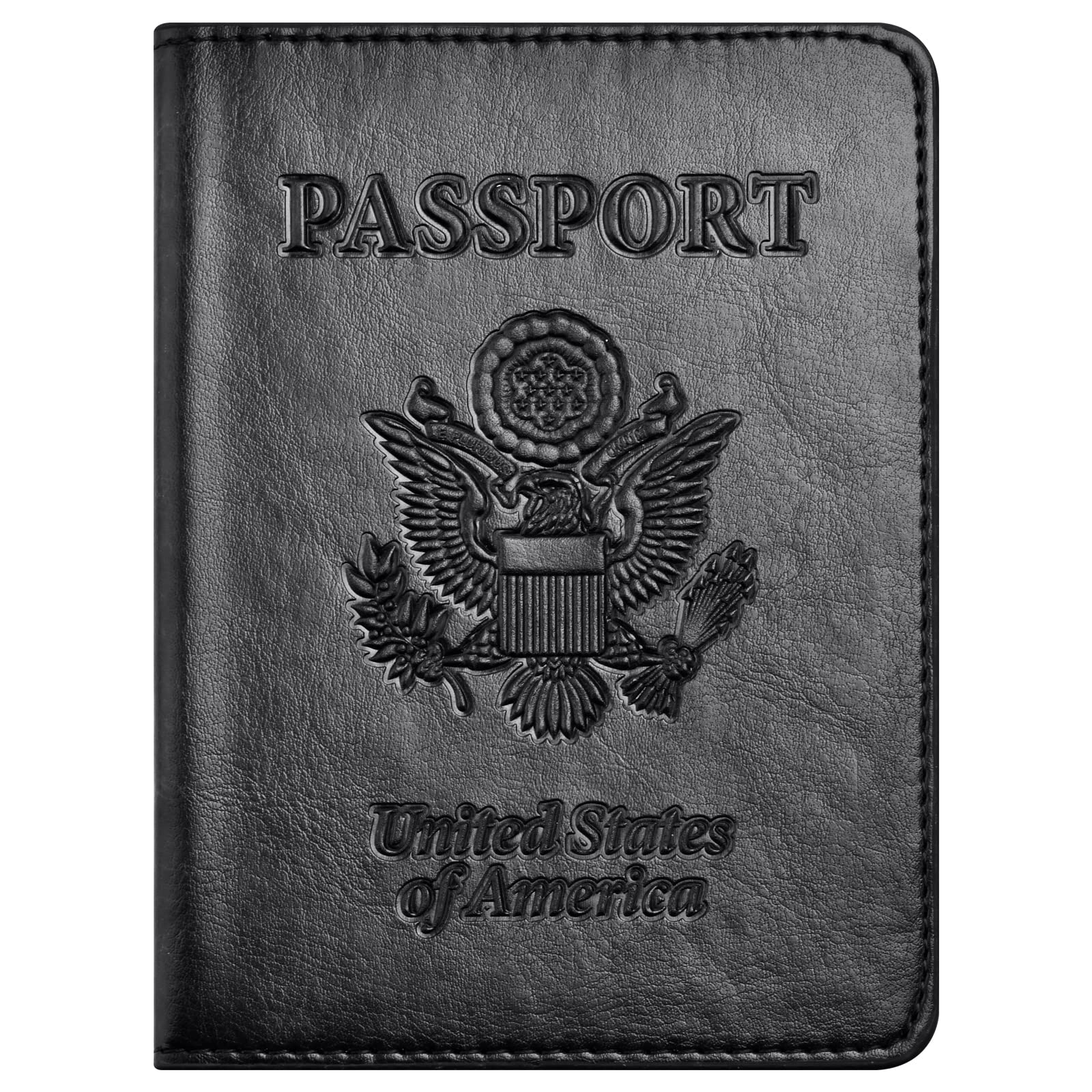 Eoehro Passport Holder for Travel Essentials, Passport Wallet Cover Case for Travel Must Haves Accessories,Passport Book Holders for Women and Men(brown)