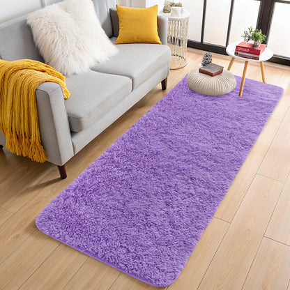 OLANLY Area Rugs for Living Room Bedroom, Machine Washable 4x5.9 ft Soft Fluffy Shaggy Bedside Rug, Indoor Floor Carpet for Kids Girls and Boys, Dorms, Nursery Rooms, Home Decor Aesthetic, Grey