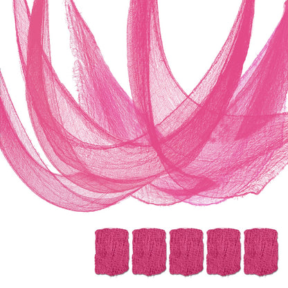 Set of 5 Halloween Creepy Gauze Cloth Decoration, Indoor Outdoor Black Scary Halloween Gauze Tapestry Decor, Spooky Decorations for Home Wall Yard Haunted House Party Supplies, 72 x 30 inch