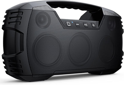 IPX7 Waterproof Bluetooth Speaker, 40W(60 Peak) Portable Wireless Speakers with Subwoofer, 32H Playtime, Stereo Loud Sound, Deep Bass, Bluetooth 5.0 with Handle for Pool, Beach, Outdoor, Gifts