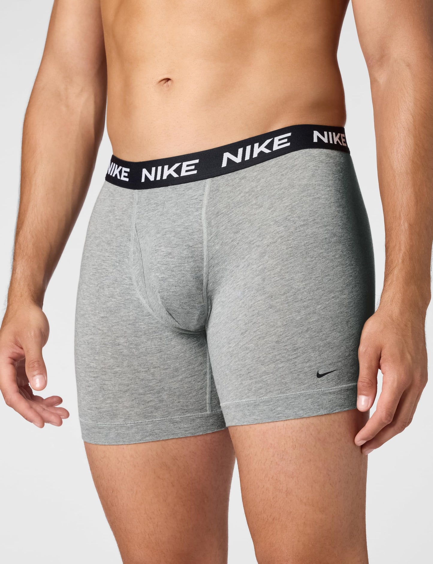 Nike Men's All Day Cotton Stretch Boxer Brief W/Fly Underwear (3-Pack)