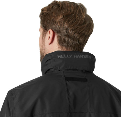 Helly Hansen Men's Dubliner Jacket Waterproof, Windproof, Breathable Shell Rain Coat with Packable Hood