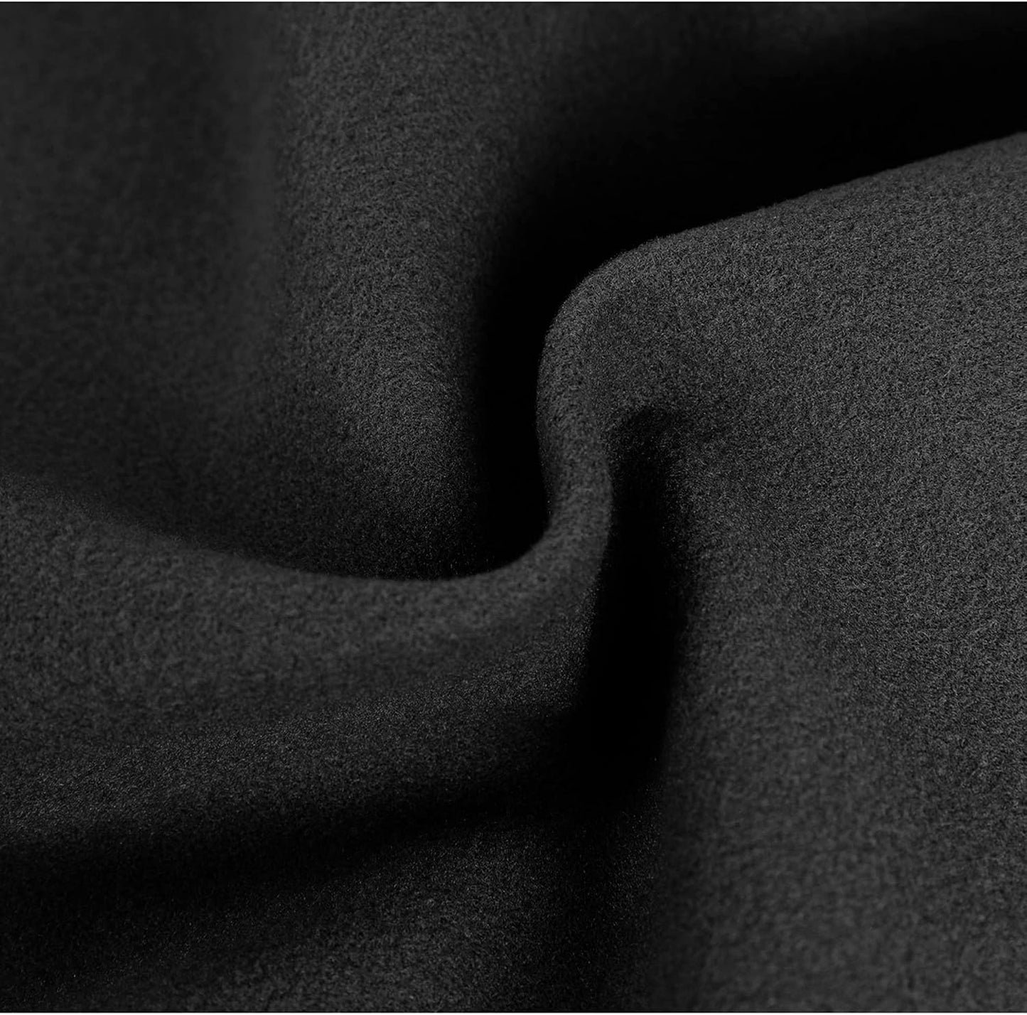 Hooever Women's Winter Wool Coat Casual Notch Lapel Single-Breasted Peacoat