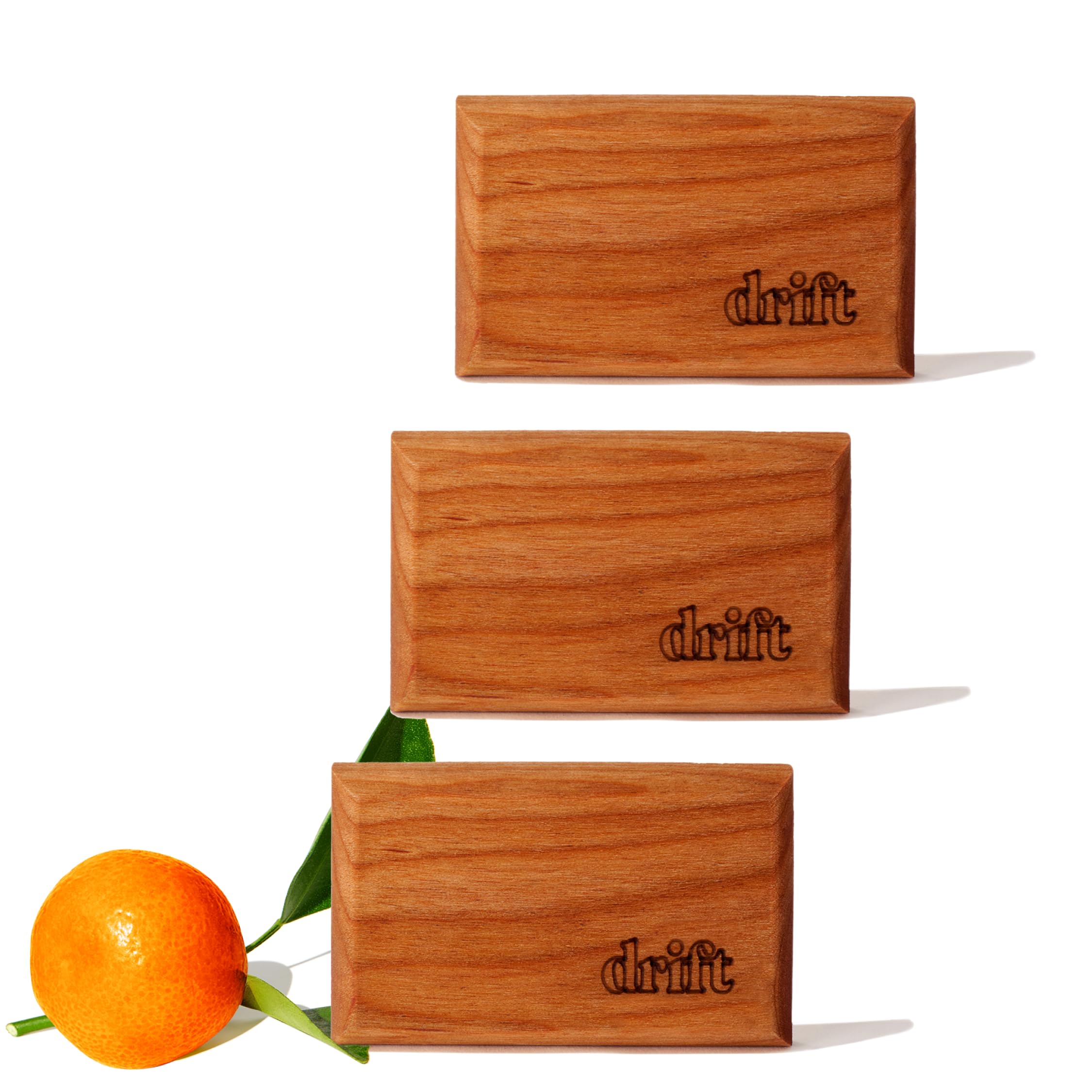 Drift Car Air Freshener - Wood Air Freshener - Car Odor Eliminator - Teak Scent Starter Kit