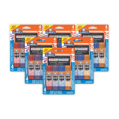 Elmer’s Scented Glue Sticks Washable Clear Assorted Scents 6 Grams 6 Packs of 4 (24 Total Count)