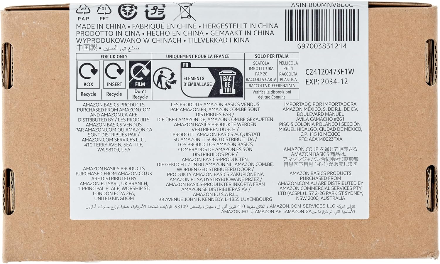 Amazon Basics 48-Pack AA Alkaline High-Performance Batteries, 1.5 Volt, 10-Year Shelf Life