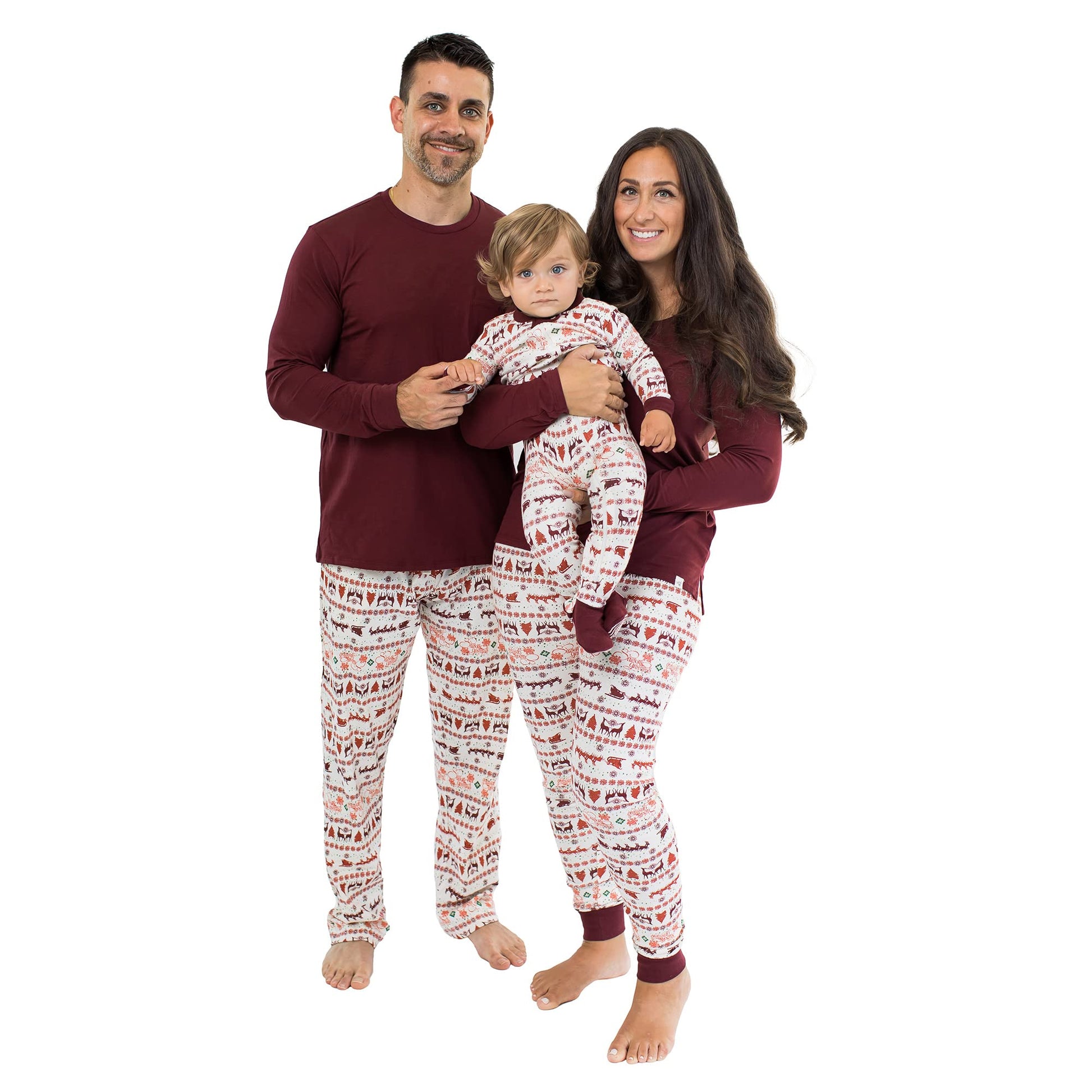 Burt's Bees Baby and Family Matching Holiday Organic Cotton Pajamas