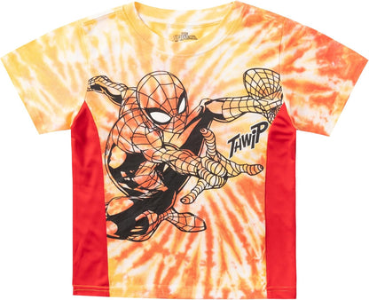 Marvel Spider-Man Boys Short Sleeve T-Shirt for Toddlers and Big Kids