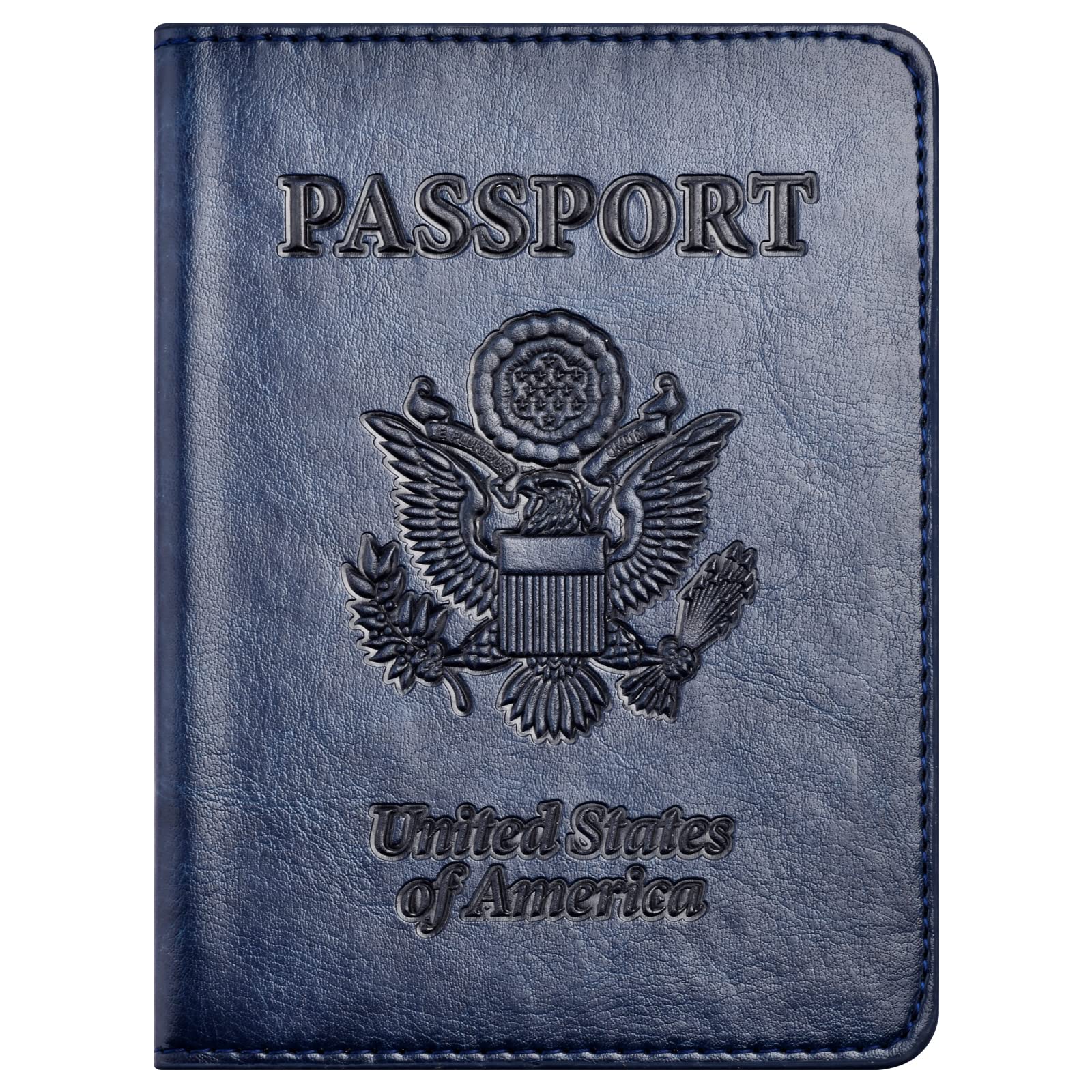 Eoehro Passport Holder for Travel Essentials, Passport Wallet Cover Case for Travel Must Haves Accessories,Passport Book Holders for Women and Men(brown)