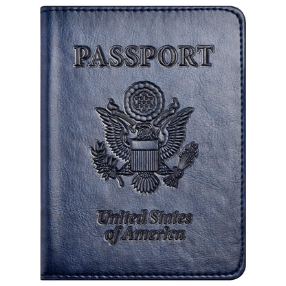 Eoehro Passport Holder for Travel Essentials, Passport Wallet Cover Case for Travel Must Haves Accessories,Passport Book Holders for Women and Men(brown)