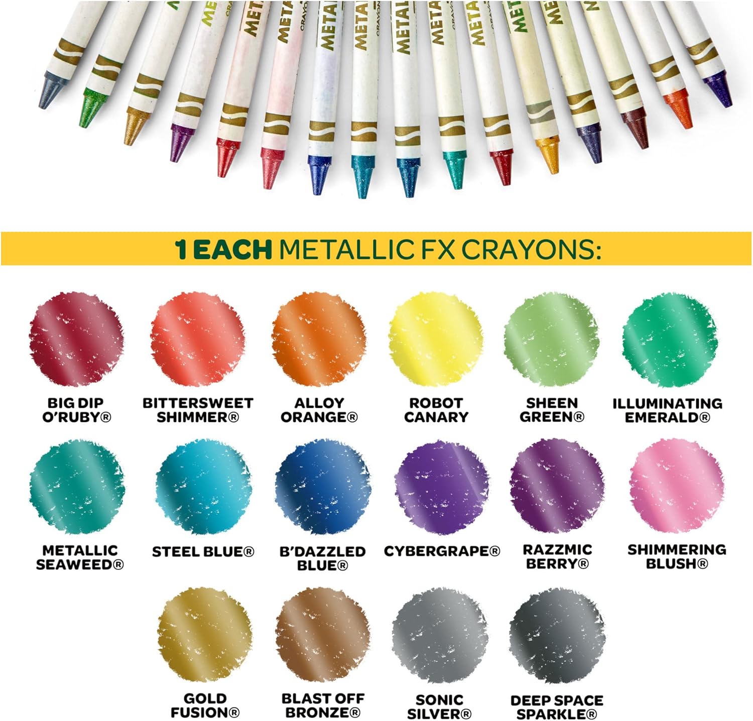 Crayola Ultimate Crayon Caddy with Lid and Sharpener, 152 Crayons (520030)