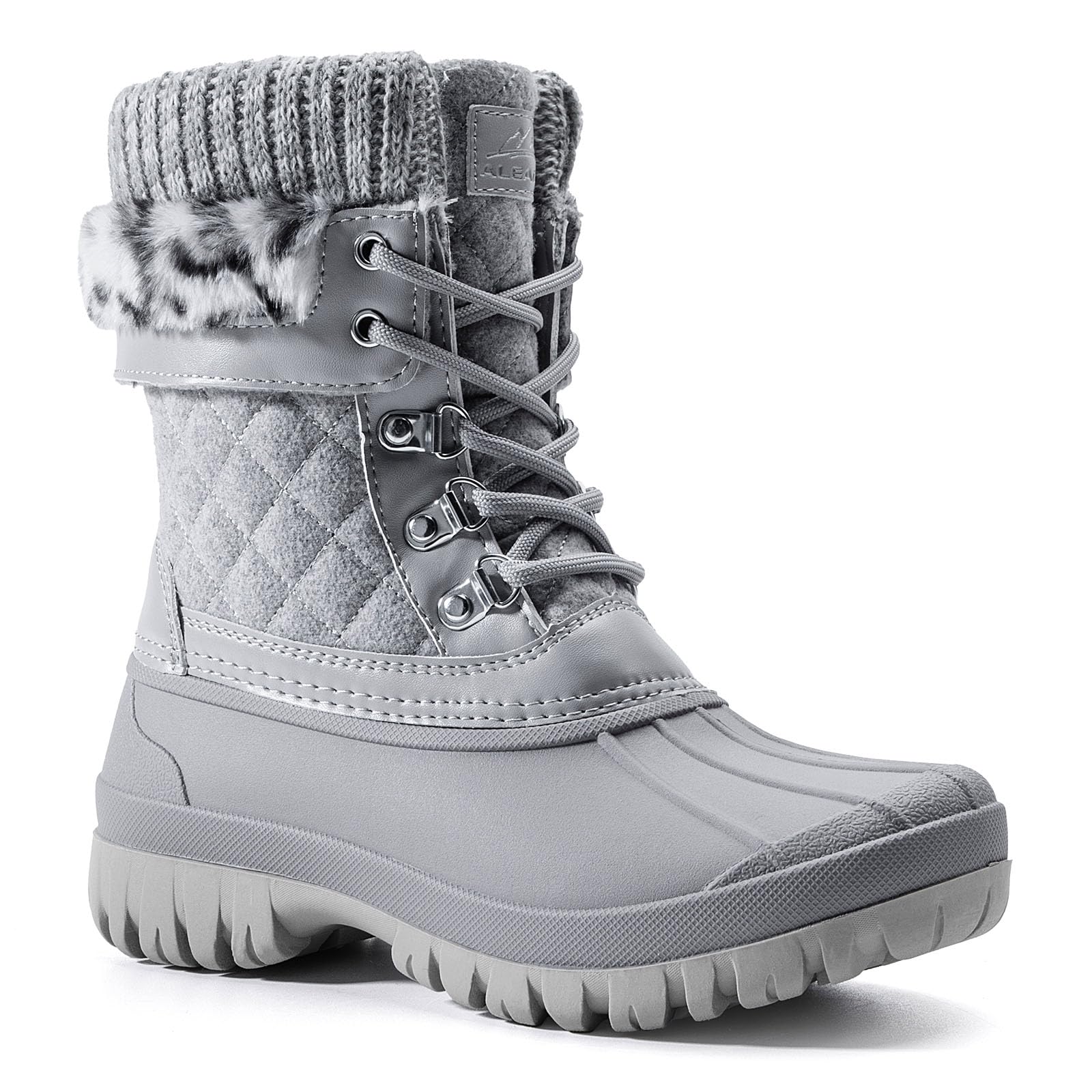 ALEADER Womens Winter Snow Boots | Waterproof Shell | Duck Boots
