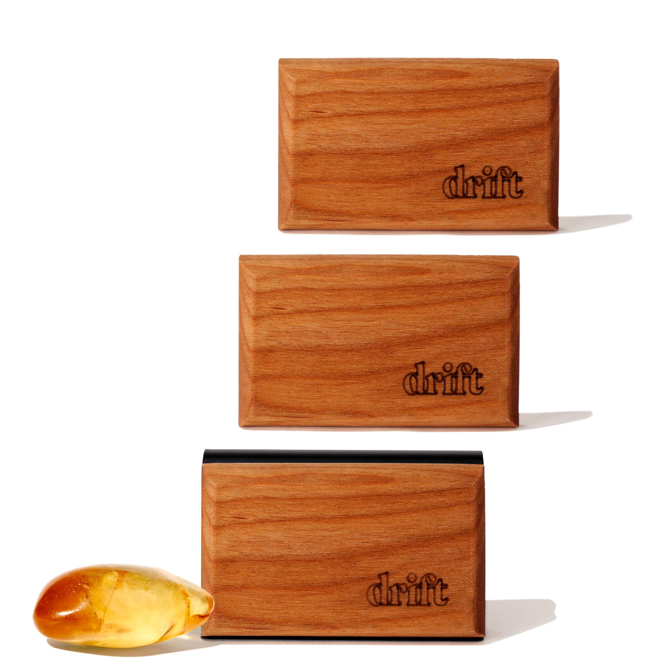 Drift Car Air Freshener - Wood Air Freshener - Car Odor Eliminator - Teak Scent Starter Kit