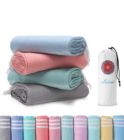 Turkish Beach Towels Vacation Essentials Quick Dry Sand Free Oversized Bath Pool Swim Towel Extra Large XL Blanket Adult Travel Cruise Accessories Must Haves Clearance Stuff Necessities