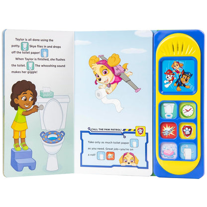 PAW Patrol Chase, Skye, Marshall, and More! - Potty Time - Potty Training Sound Book - PI Kids (Play-A-Sound)