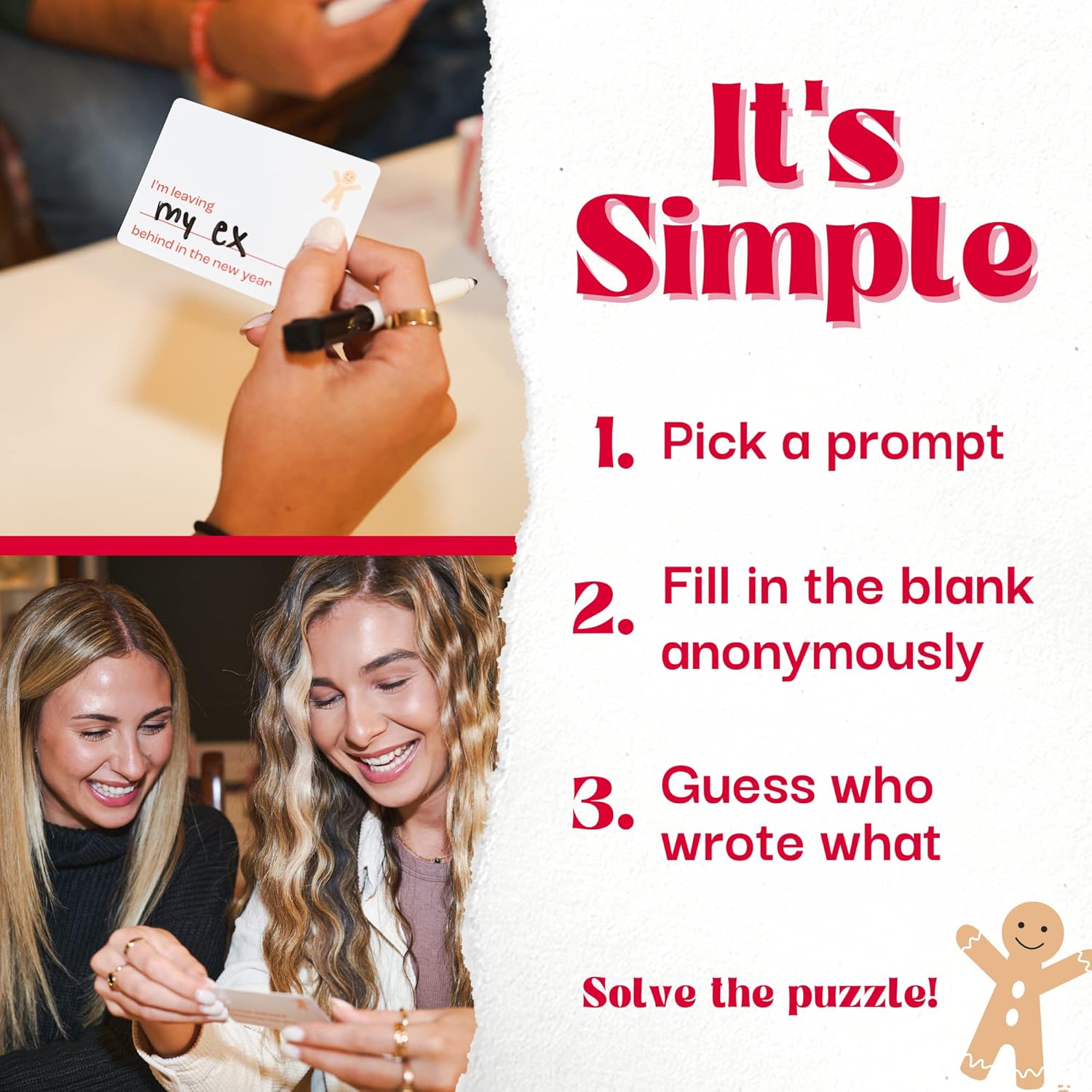 OFF TOPIC Last Christmas: The Naughty or Nice Holiday Party Game for The Whole Family - Fun Board Games for Family Night Games