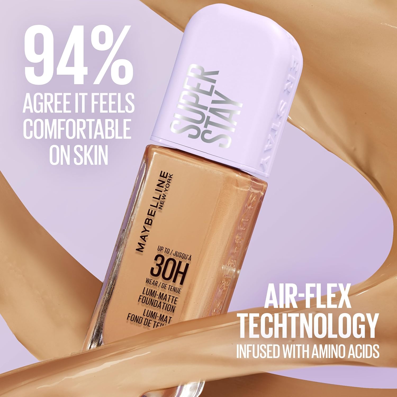 Maybelline Super Stay Lumi-Matte Foundation, Lightweight and Buildable Full Coverage Foundation Makeup For Up To 30HR Wear, 120, 1 Count