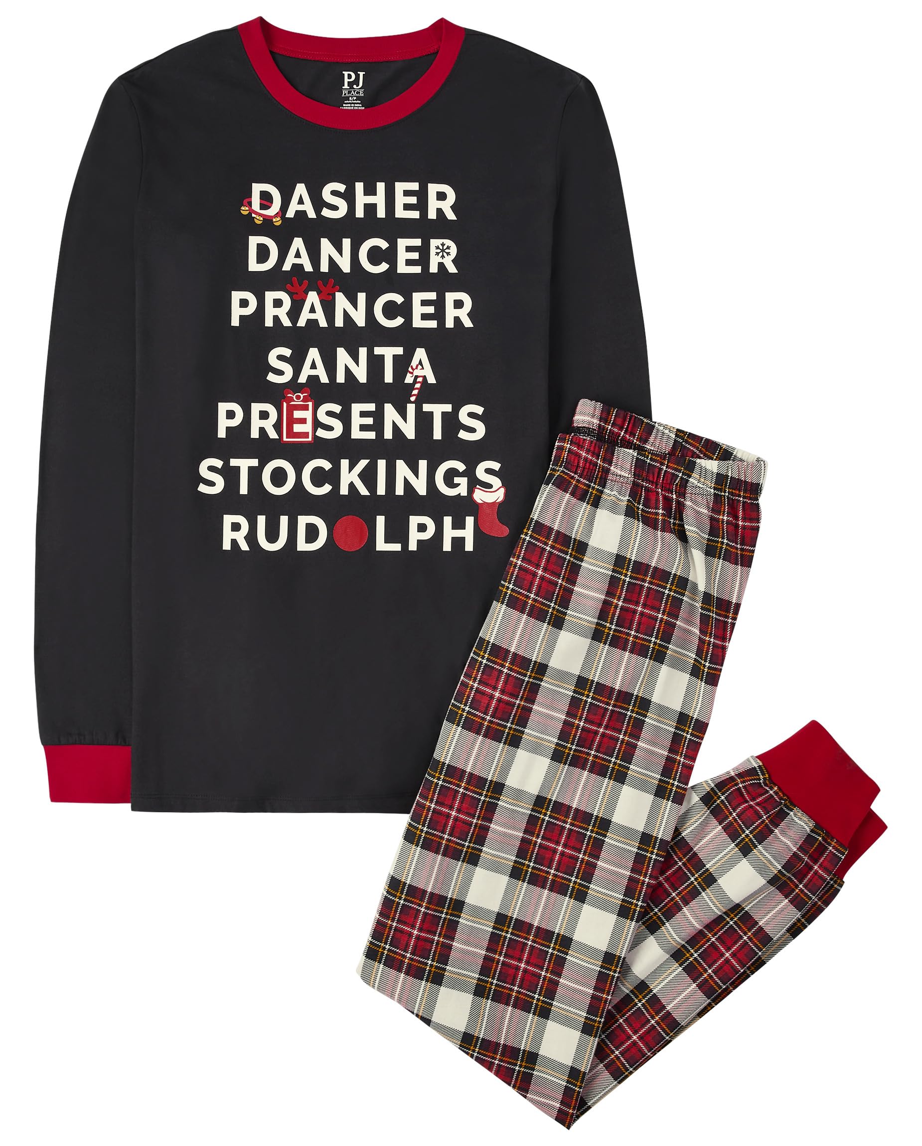 The Children's Place Kids' Holiday Long Sleeve Pajamas