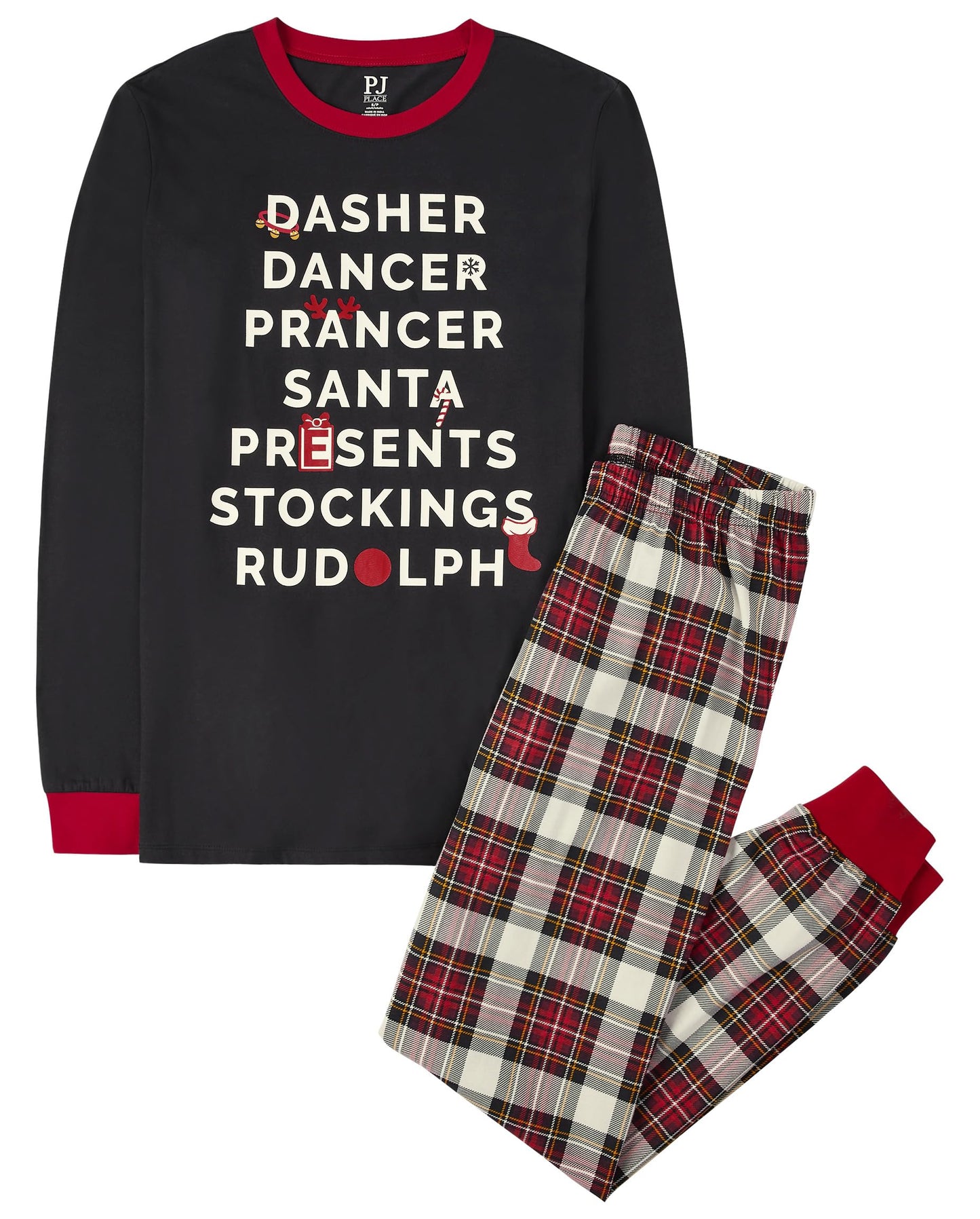 The Children's Place Kids' Holiday Long Sleeve Pajamas