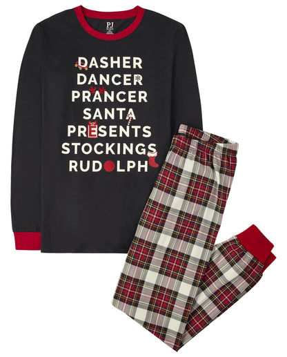 The Children's Place Kids' Holiday Long Sleeve Pajamas